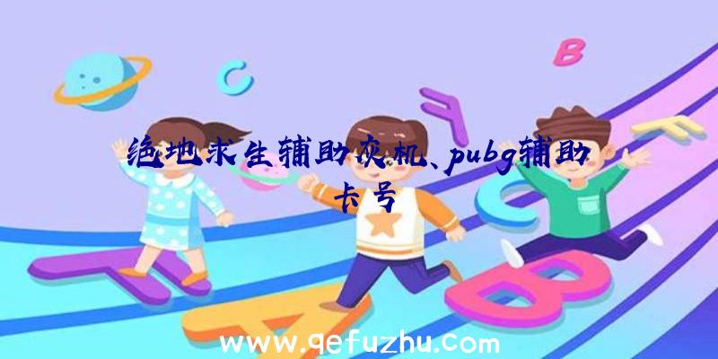 绝地求生辅助灰机、pubg辅助卡号