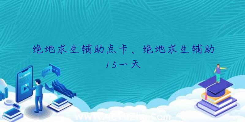 绝地求生辅助点卡、绝地求生辅助15一天