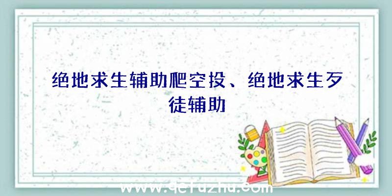 绝地求生辅助爬空投、绝地求生歹徒辅助