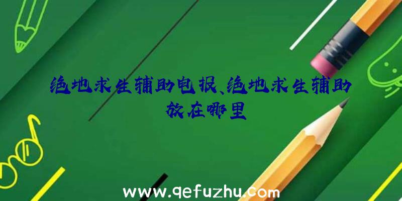 绝地求生辅助电报、绝地求生辅助