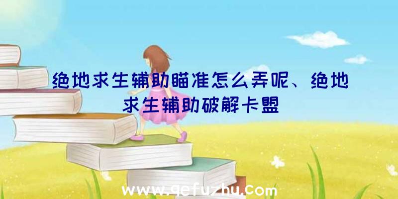 绝地求生辅助瞄准怎么弄呢、绝地求生辅助破解卡盟