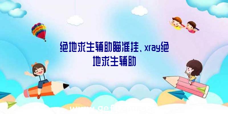 绝地求生辅助瞄准挂、xray绝地求生辅助