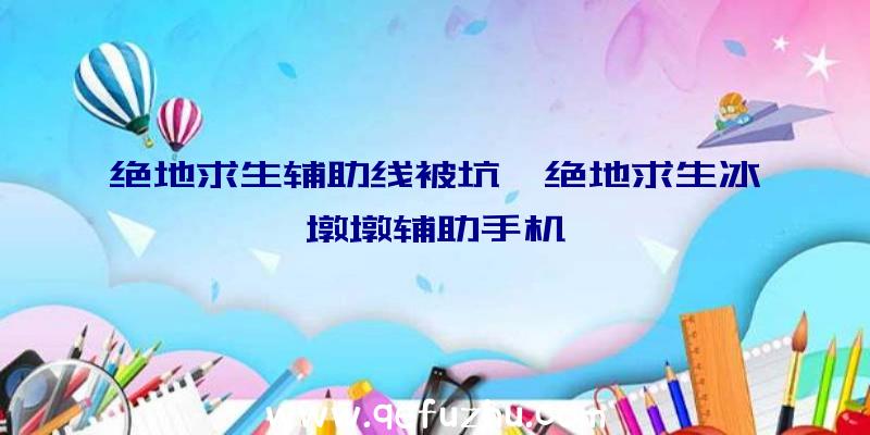 绝地求生辅助线被坑、绝地求生冰墩墩辅助手机