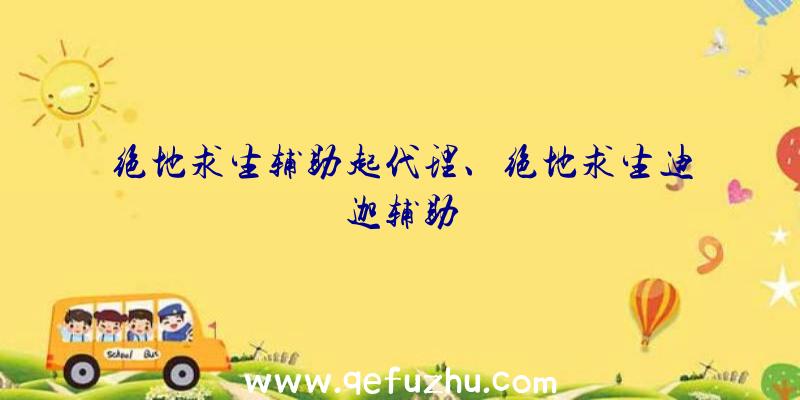 绝地求生辅助起代理、绝地求生迪迦辅助