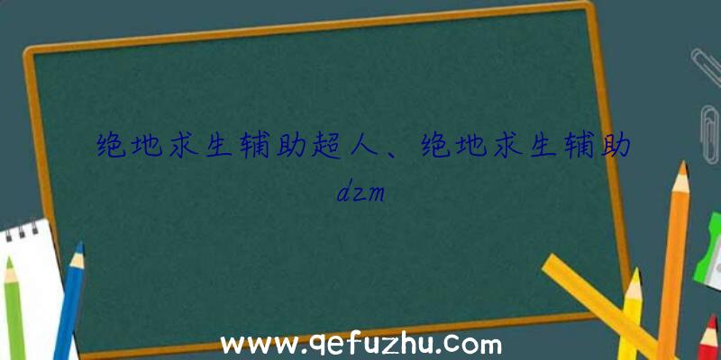 绝地求生辅助超人、绝地求生辅助dzm