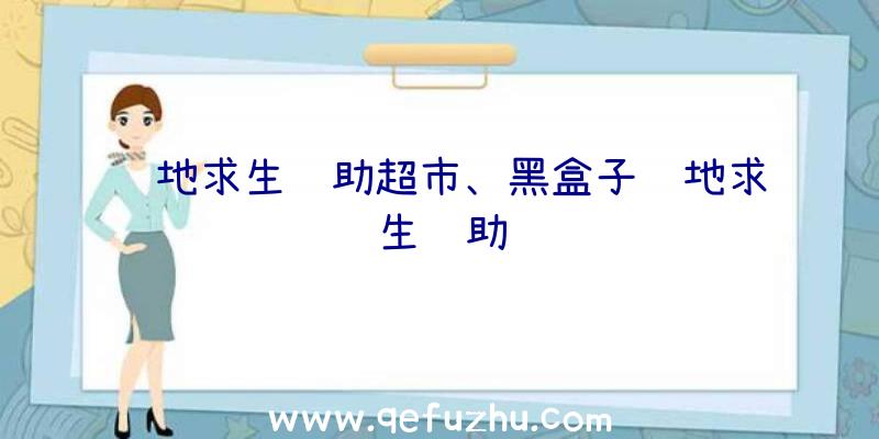 绝地求生辅助超市、黑盒子绝地求生辅助