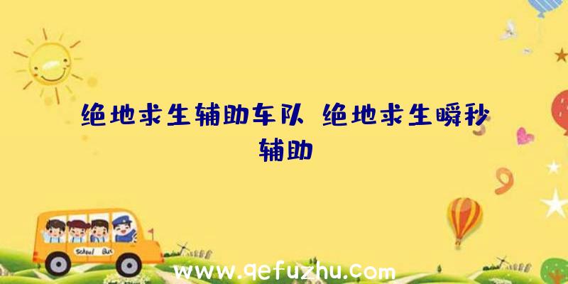 绝地求生辅助车队、绝地求生瞬秒辅助