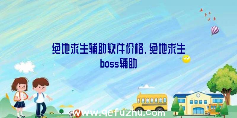 绝地求生辅助软件价格、绝地求生boss辅助