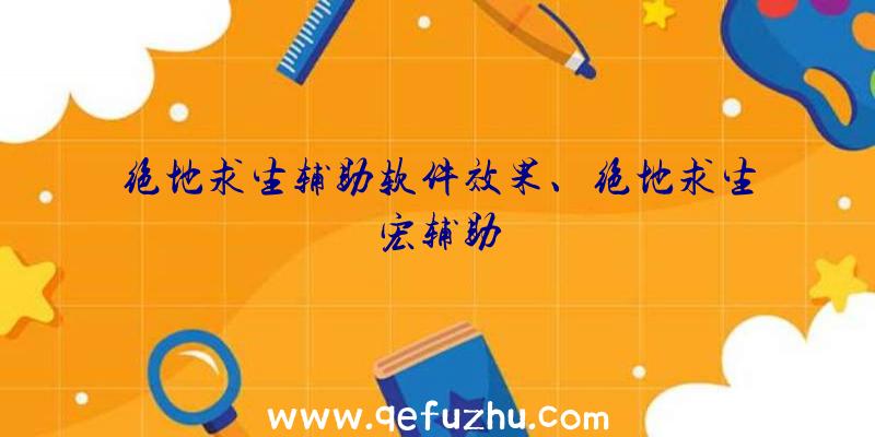 绝地求生辅助软件效果、绝地求生宏辅助