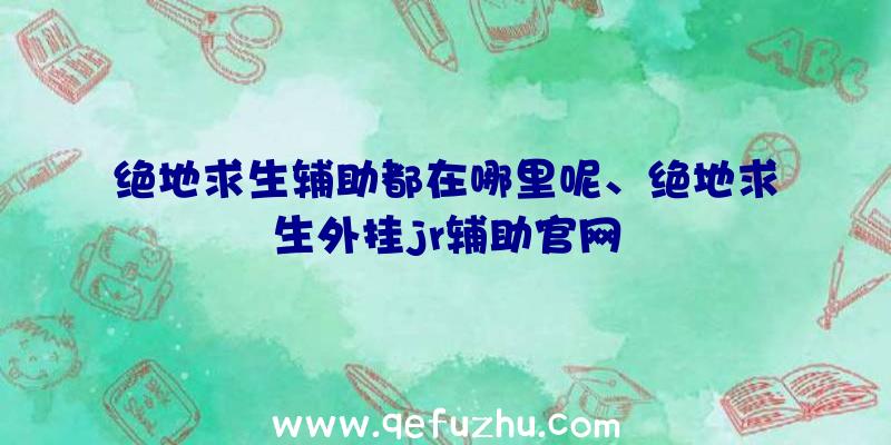 绝地求生辅助都在哪里呢、绝地求生外挂jr辅助官网