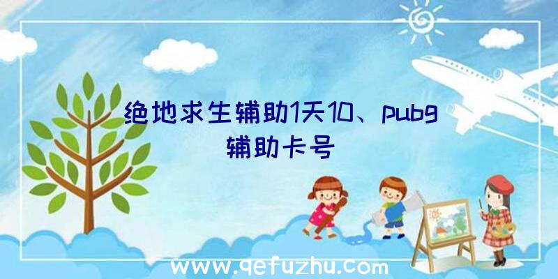 绝地求生辅助1天10、pubg辅助卡号