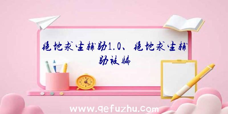 绝地求生辅助1.0、绝地求生辅助被骗