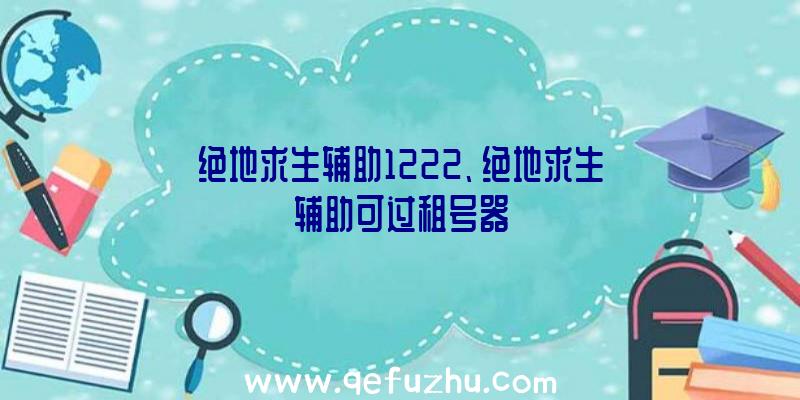 绝地求生辅助1222、绝地求生辅助可过租号器