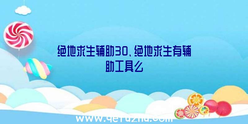 绝地求生辅助30、绝地求生有辅助工具么