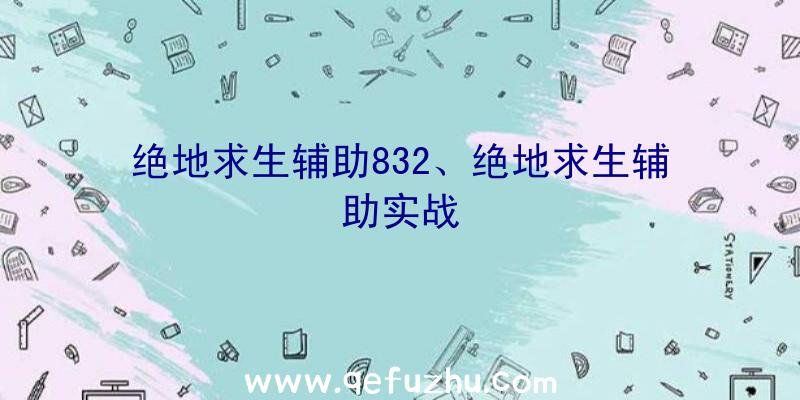 绝地求生辅助832、绝地求生辅助实战