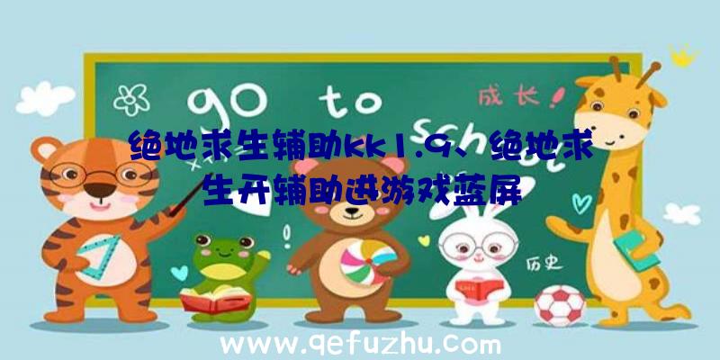 绝地求生辅助kk1.9、绝地求生开辅助进游戏蓝屏