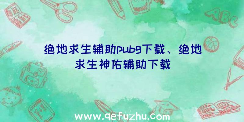 绝地求生辅助pubg下载、绝地求生神佑辅助下载