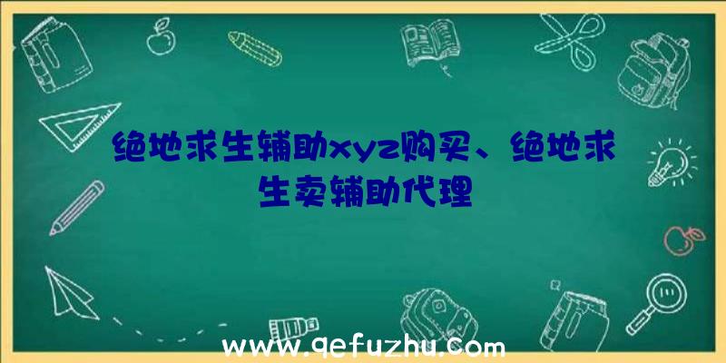 绝地求生辅助xyz购买、绝地求生卖辅助代理