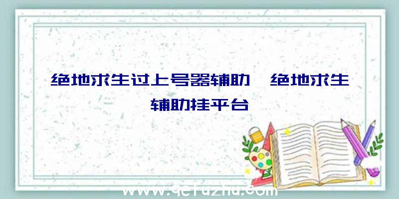 绝地求生过上号器辅助、绝地求生辅助挂平台