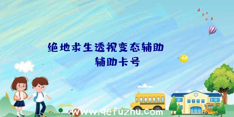 绝地求生透视变态辅助、pubg辅助卡号