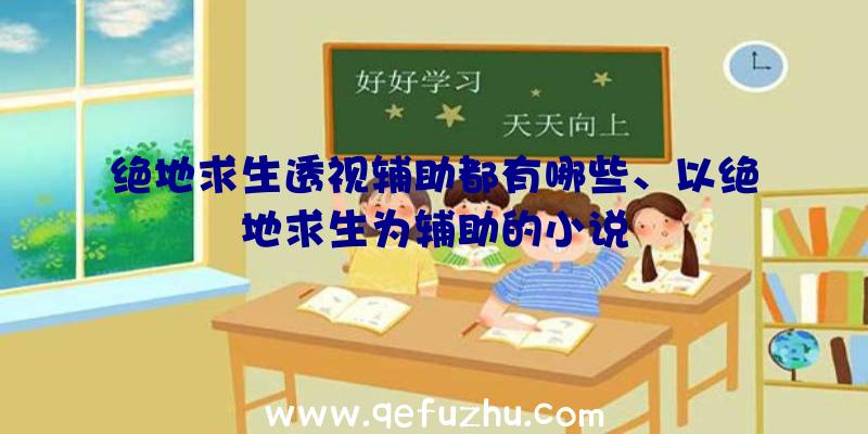 绝地求生透视辅助都有哪些、以绝地求生为辅助的小说