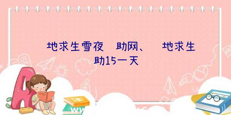 绝地求生雪夜辅助网、绝地求生辅助15一天