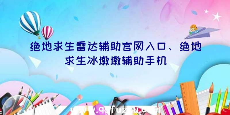 绝地求生雷达辅助官网入口、绝地求生冰墩墩辅助手机