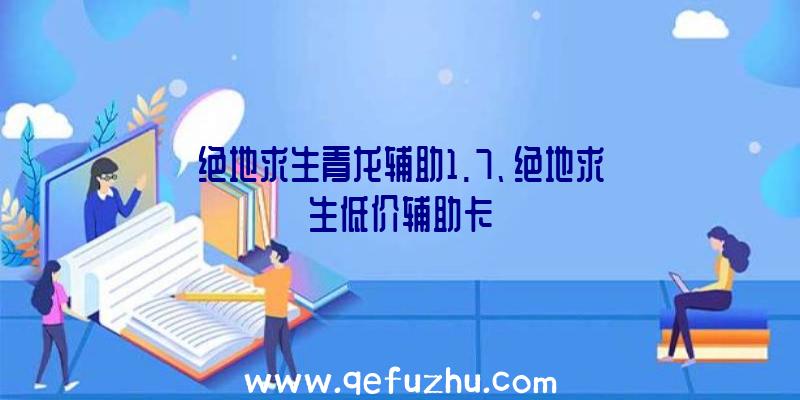 绝地求生青龙辅助1.7、绝地求生低价辅助卡