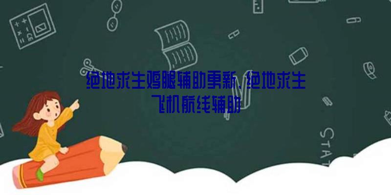 绝地求生鸡腿辅助更新、绝地求生飞机航线辅助