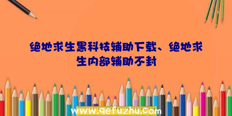 绝地求生黑科技辅助下载、绝地求生内部辅助不封