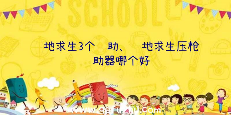 绝地求生3个辅助、绝地求生压枪辅助器哪个好