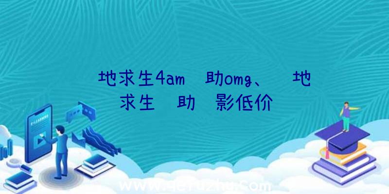 绝地求生4am辅助omg、绝地求生辅助绝影低价