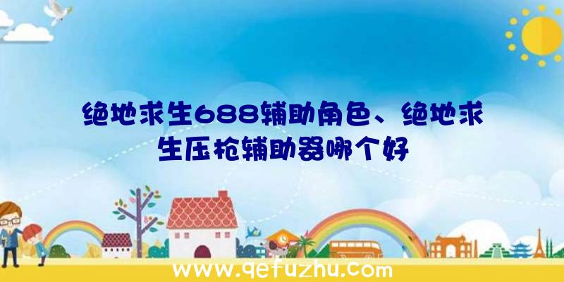 绝地求生688辅助角色、绝地求生压枪辅助器哪个好