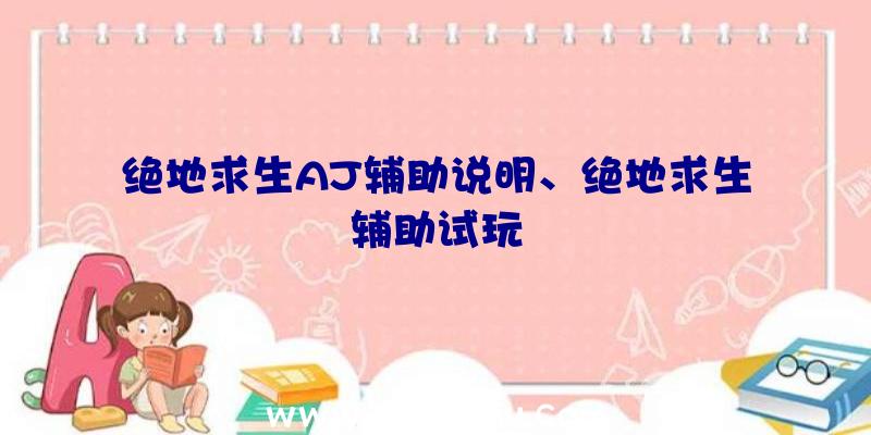 绝地求生AJ辅助说明、绝地求生辅助试玩