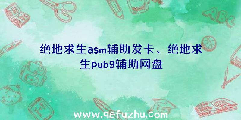 绝地求生asm辅助发卡、绝地求生pubg辅助网盘