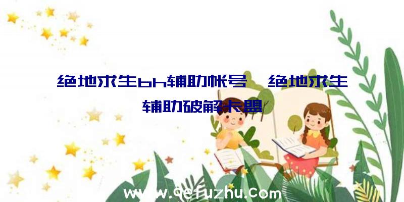 绝地求生bh辅助帐号、绝地求生辅助破解卡盟