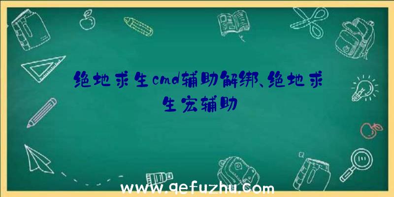 绝地求生cmd辅助解绑、绝地求生宏辅助