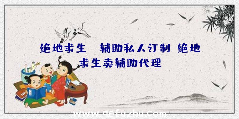 绝地求生dm辅助私人订制、绝地求生卖辅助代理