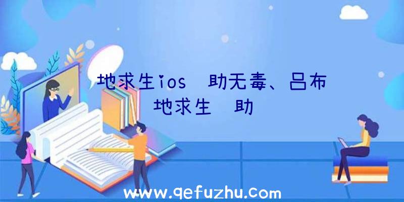 绝地求生ios辅助无毒、吕布绝地求生辅助