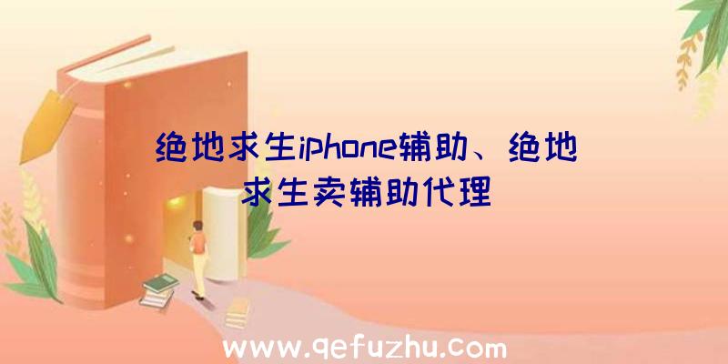 绝地求生iphone辅助、绝地求生卖辅助代理