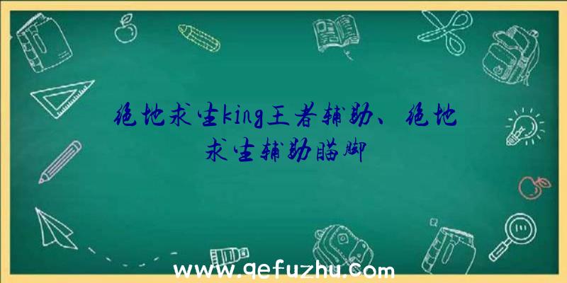 绝地求生king王者辅助、绝地求生辅助瞄脚