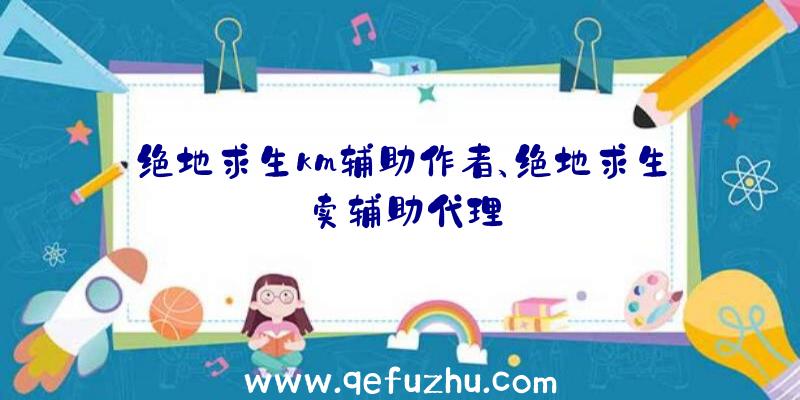 绝地求生km辅助作者、绝地求生卖辅助代理