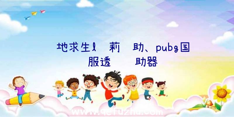 绝地求生l萝莉辅助、pubg国际服透视辅助器