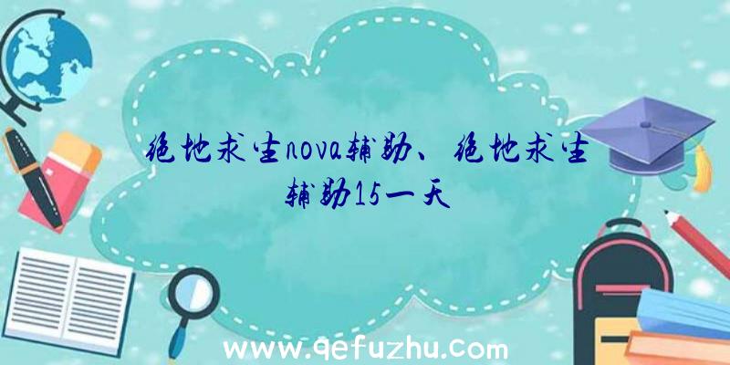 绝地求生nova辅助、绝地求生辅助15一天