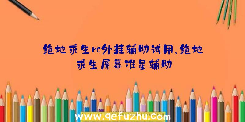 绝地求生pc外挂辅助试用、绝地求生屏幕准星辅助