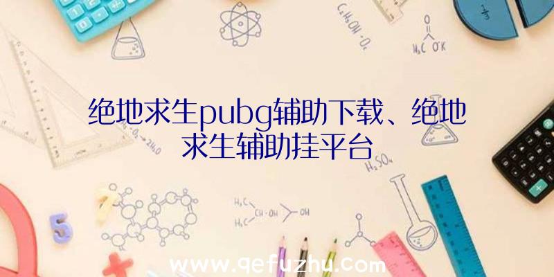 绝地求生pubg辅助下载、绝地求生辅助挂平台