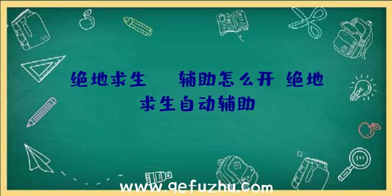 绝地求生rng辅助怎么开、绝地求生自动辅助