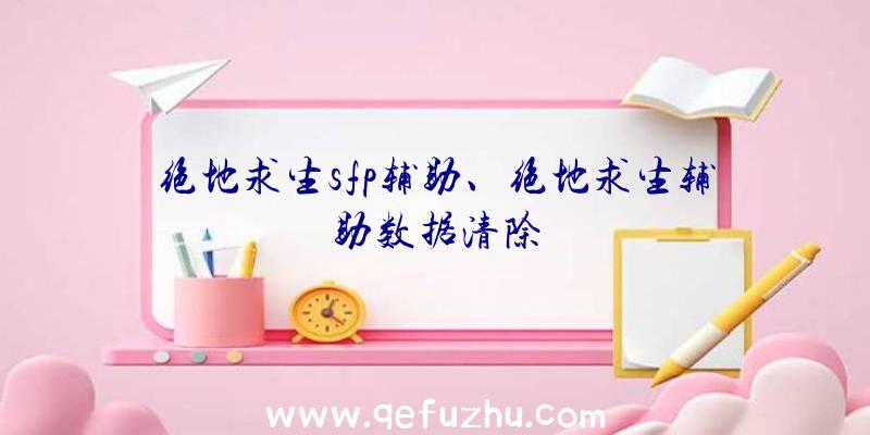 绝地求生sfp辅助、绝地求生辅助数据清除