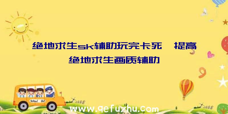 绝地求生sk辅助玩完卡死、提高绝地求生画质辅助