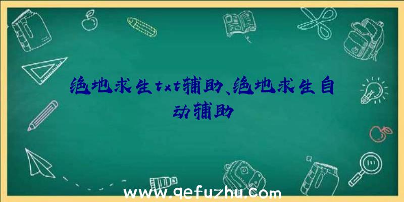 绝地求生txt辅助、绝地求生自动辅助